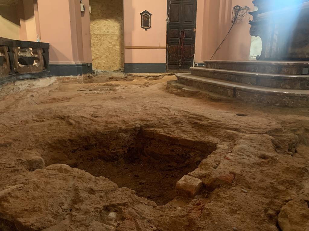 Ricompare la vecchia chiesa di Cedrate