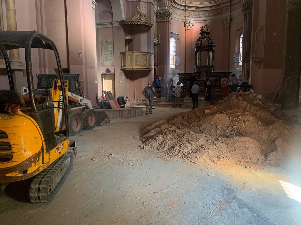 Ricompare la vecchia chiesa di Cedrate