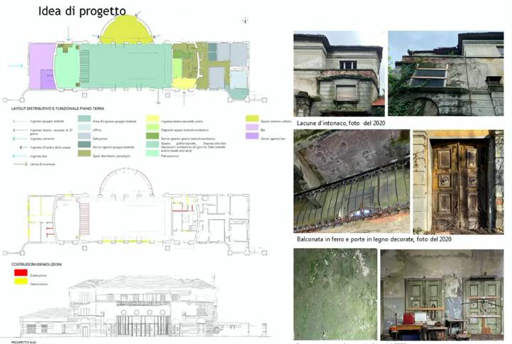 Una tesi e le idee degli studenti del Politecnico per sognare un futuro per il Littorio di Caronno Pertusella