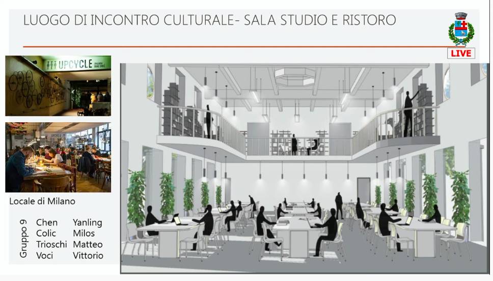Una tesi e le idee degli studenti del Politecnico per sognare un futuro per il Littorio di Caronno Pertusella