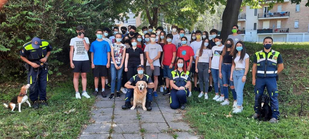 A lezione di protezione civile al liceo Ferraris