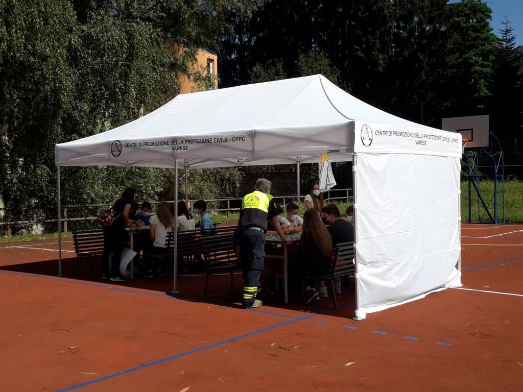 A lezione di protezione civile al liceo Ferraris