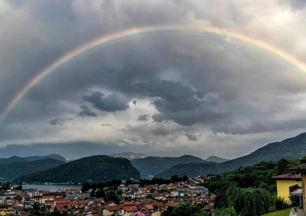 Arcobaleno su Lavena Ponte Tresa 