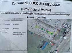 Il nuovo parcheggio di Cocquio Trevisago