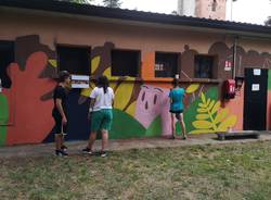 Il nuovo murales al parco I Maggio di Malnate