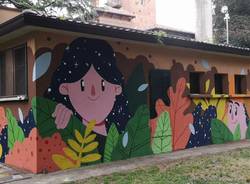 Il nuovo murales al parco I Maggio di Malnate