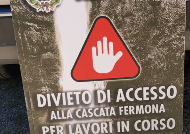 Cominciano i lavori alle cascate di Ferrera