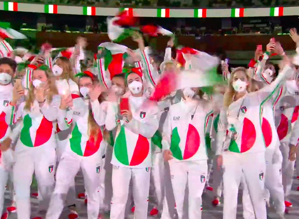 La cerimonia di apertura di Tokyo 2020