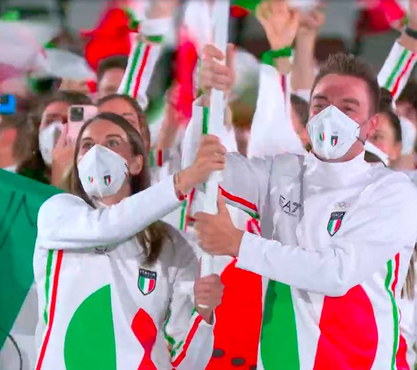 La cerimonia di apertura di Tokyo 2020