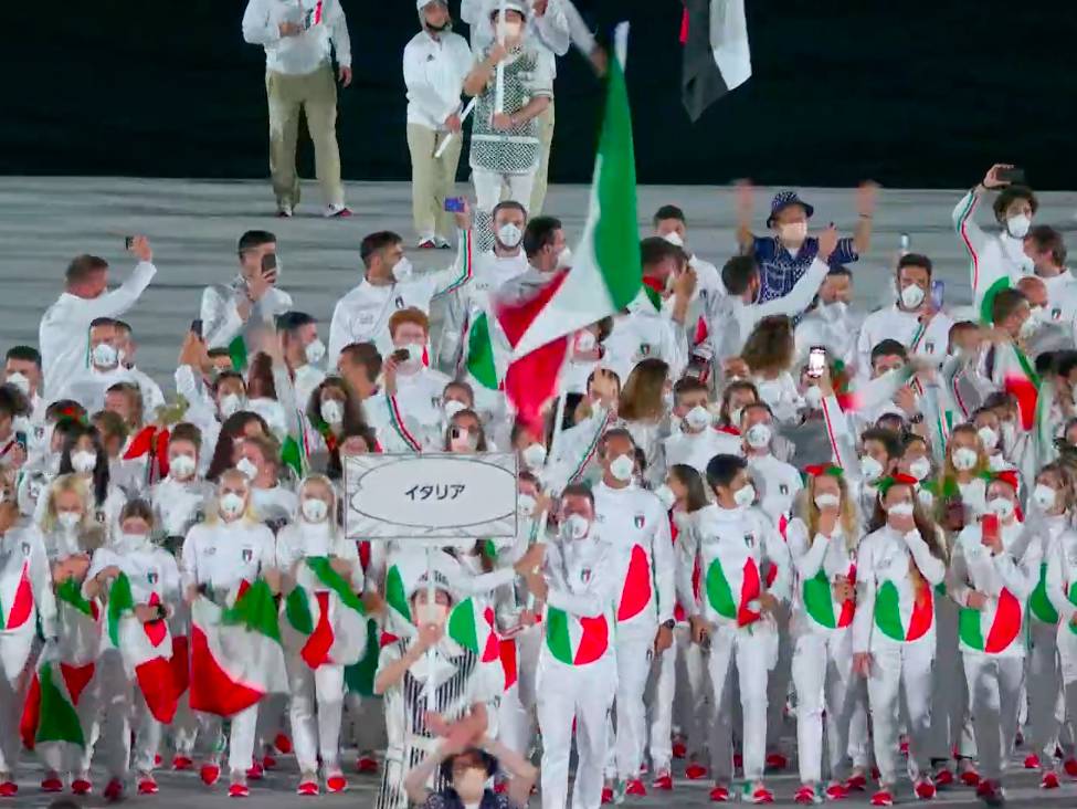 La cerimonia di apertura di Tokyo 2020