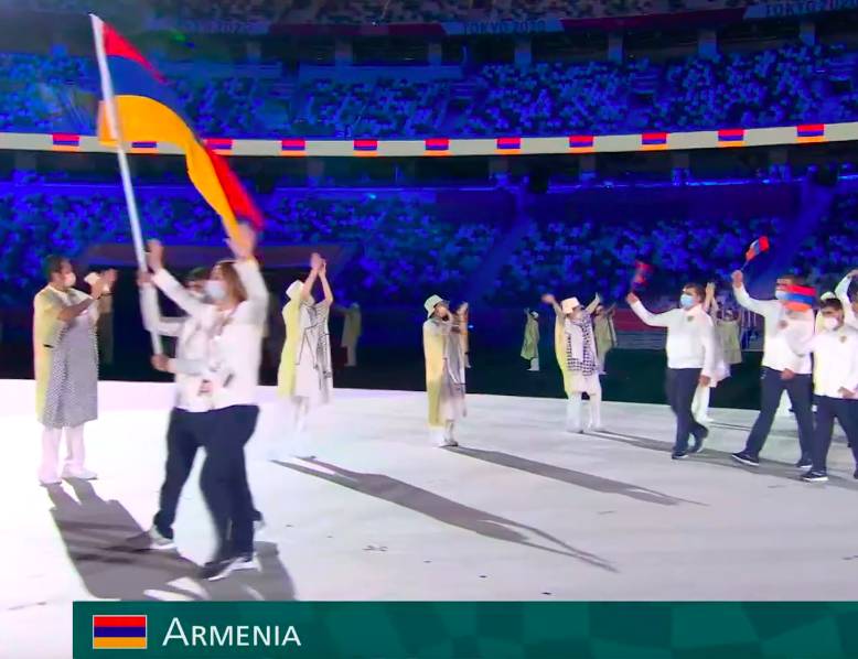 La cerimonia di apertura di Tokyo 2020