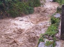 A Cuvio esonda il torrente Broveda