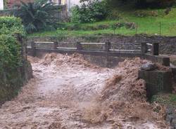 A Cuvio esonda il torrente Broveda