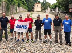 Da Trieste ad Aosta a piedi per l'Avis: la tappa del Sacro Monte di Maurizio Grandi