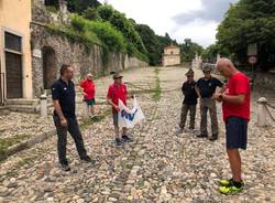 Da Trieste ad Aosta a piedi per l'Avis: la tappa del Sacro Monte di Maurizio Grandi