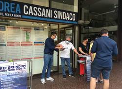 Domenica di campagna elettorale a Gallarate