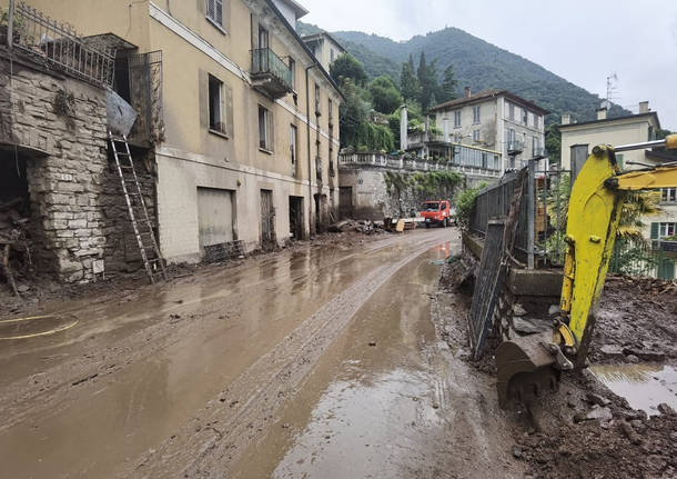 Fontana Blevio . maltempo