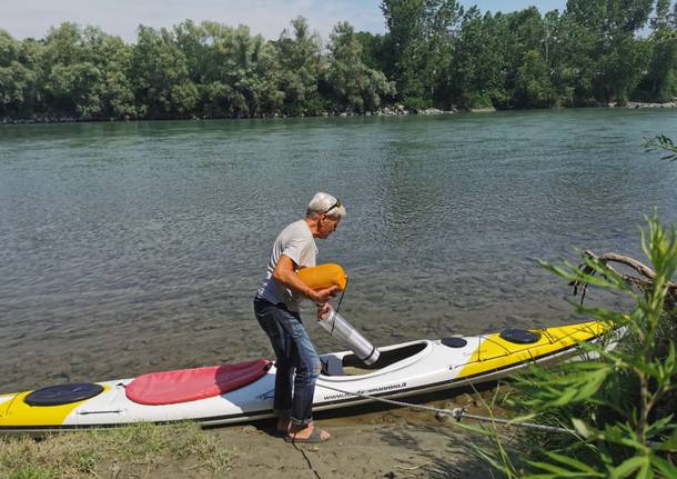 Il viaggio in kayak di Francesco Gobbi, prima settimana