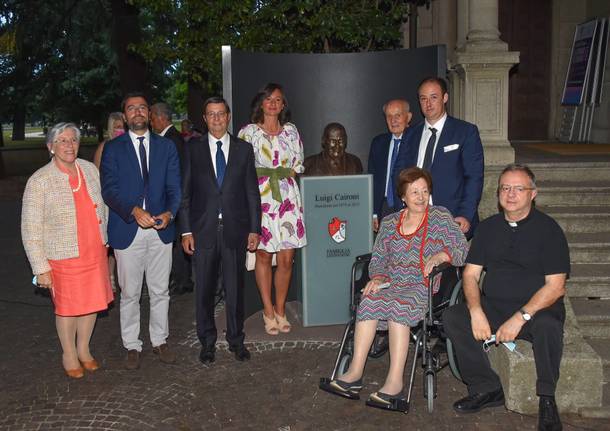 Inaugurato il busto in onore di Luigi Caironi