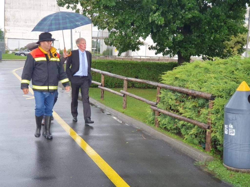 L’aeroporto di Magadino Locarno devastato dal maltempo