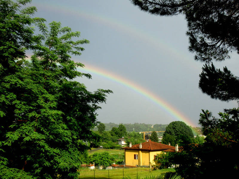 L'arcobaleno di domenica 4 luglio