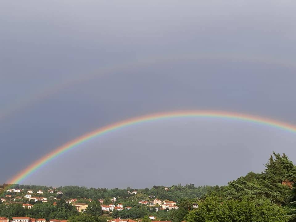 L'arcobaleno di domenica 4 luglio
