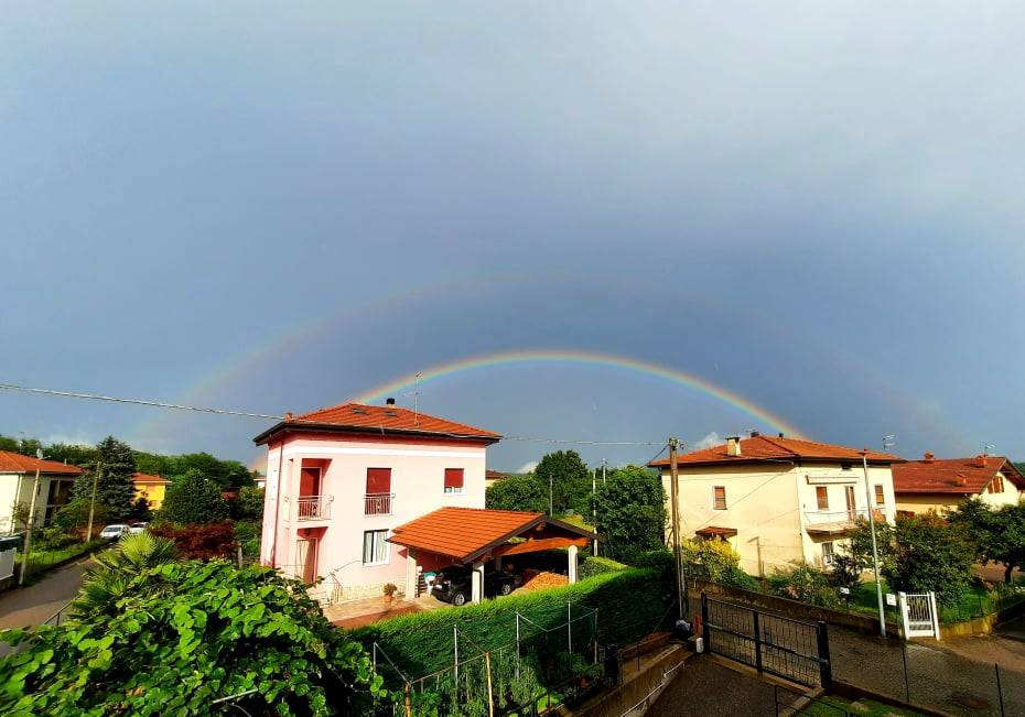 L'arcobaleno di domenica 4 luglio