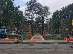 La fine dei lavori di piazza Giovanni XXIII a Gallarate