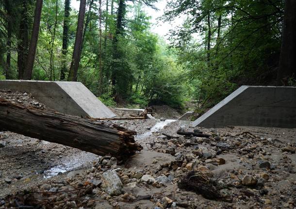 La nuova alluvione su Luvinate