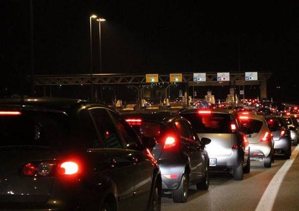 lavori autostrada notte