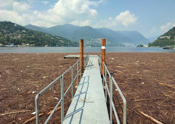 Maltempo lago di Como - foto di Reporter per caso