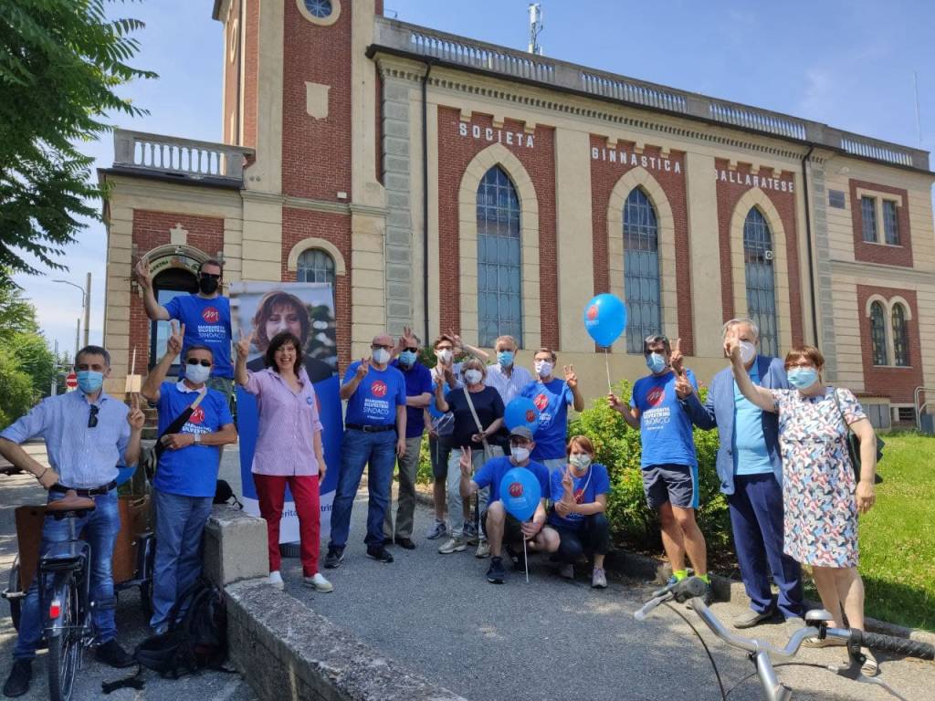 Margherita Silvestrini nei quartieri di Gallarate