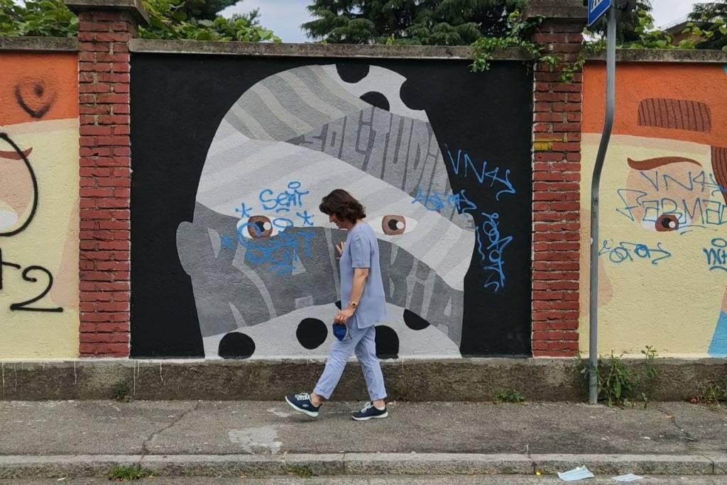Margherita Silvestrini nei quartieri di Gallarate
