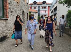 Margherita Silvestrini nei quartieri di Gallarate