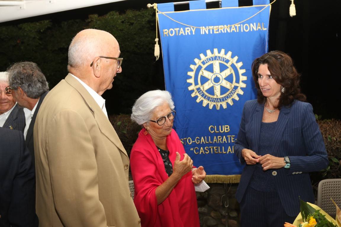 Norma Gimondi ospite del Rotary Club Castellanza
