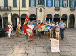 Presidio per ricordare a Varese i 20 anni del G8 di Genova 