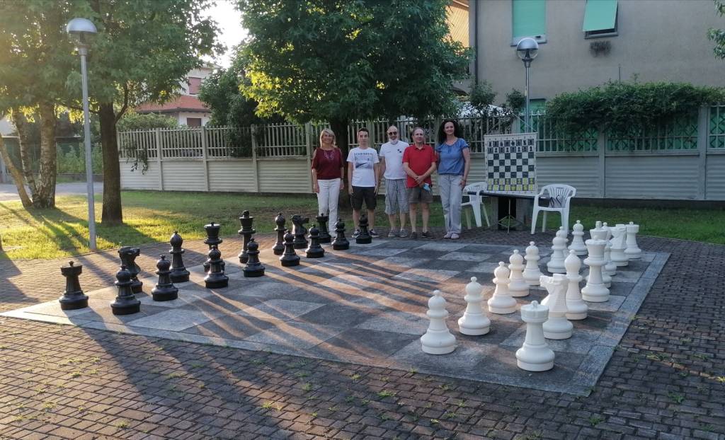 Scacchi giganti a Gorla Maggiore 