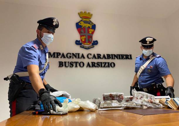 sequestro droga carabinieri busto arsizio