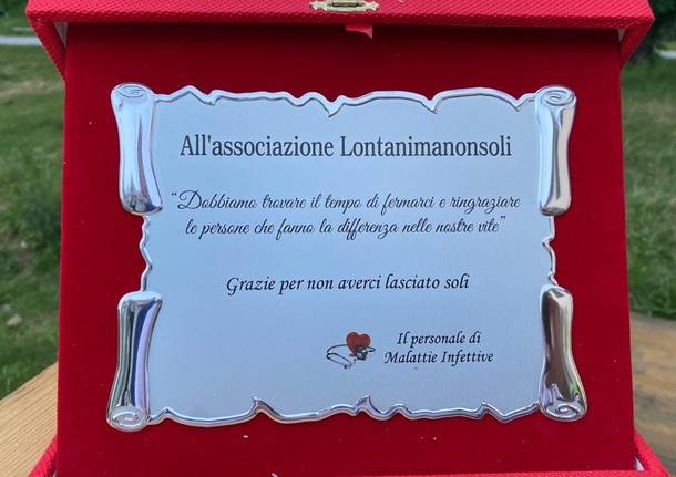 targa associazione lontanimanonsoli