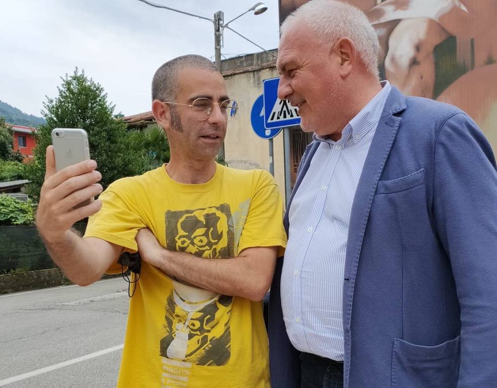 Un'opera di Ravo a Lavena Ponte Tresa