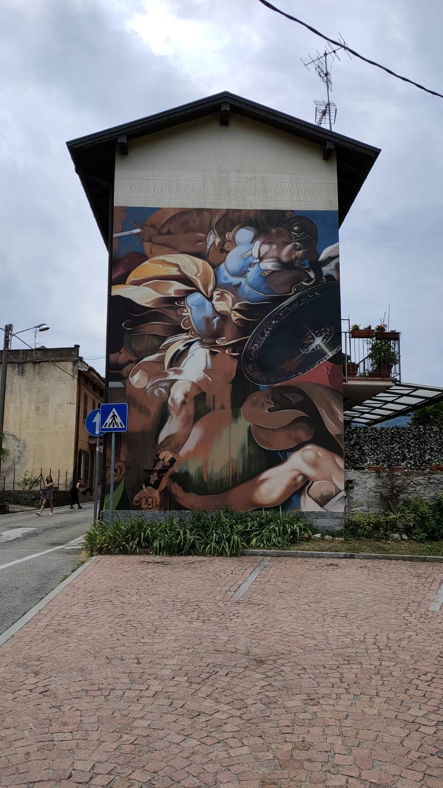 Un'opera di Ravo a Lavena Ponte Tresa