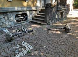 Vandali a Villa Agusta