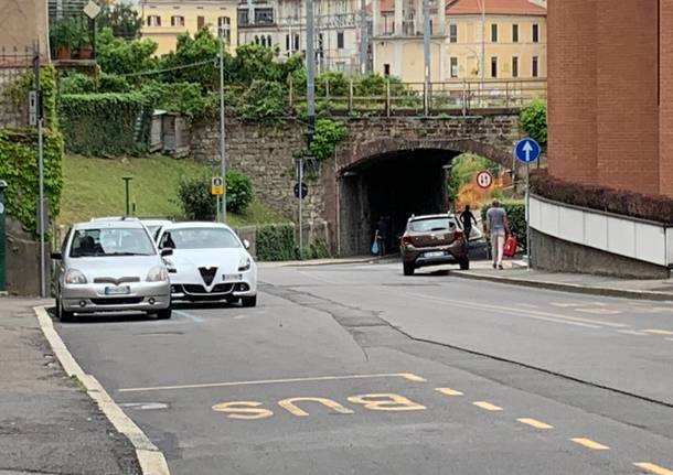 Via Maspero a Varese "liberata"