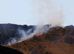 Gli incendi boschivi nel Comasco del 2019