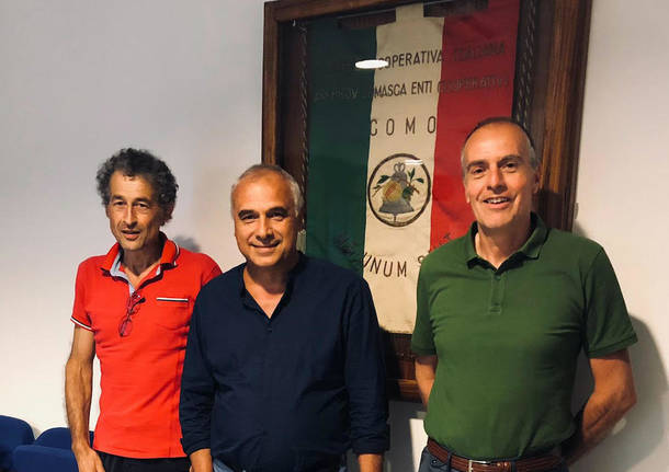 consorzio abitare Bruno Rampoldi, Patrizio Tambini (presidente) e Stefano Panzetta