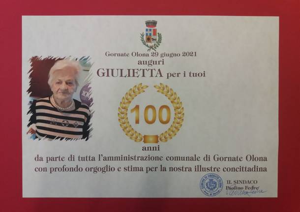 giulietta tioli centenaria gorla minore