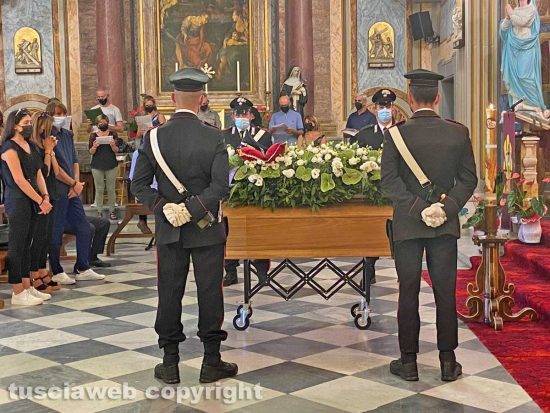 I funerali del maresciallo dei carabinieri deceduto in un incidente stradale a Legnano