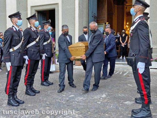 I funerali del maresciallo dei carabinieri deceduto in un incidente stradale a Legnano