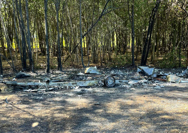 incendio a castano primo