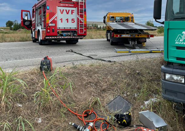 incidente a Bernate Ticino